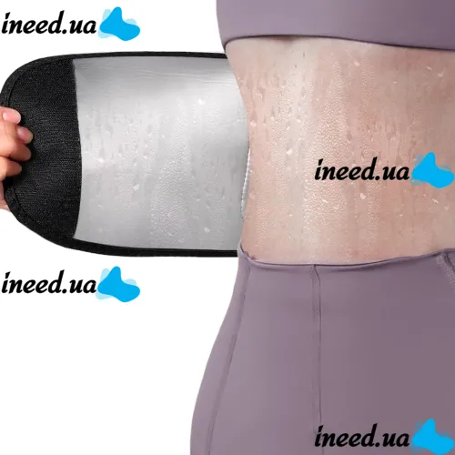 Неопреновый пояс сауна Perspirntion Girds для похудения живота и боков с кармашком для телефона, Утягивающий корсет для спины и занятий спортом