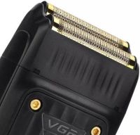 Мужская беспроводная электробритва шейвер VGR V-363 для бороды и усов, Аккумуляторная бритва триммер для сухого и влажного бритья V363 от USB Черная