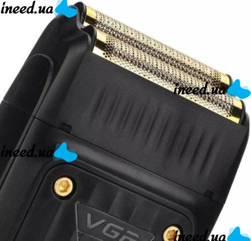 Мужская беспроводная электробритва шейвер VGR V-363 для бороды и усов, Аккумуляторная бритва триммер для сухого и влажного бритья V363 от USB Черная