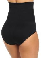 Женские корректирующие трусики Spanx Higher Power шорты с завышенной высокой талией, Утягивающие бесшовные трусы для бедер с высокой посадкой Черные