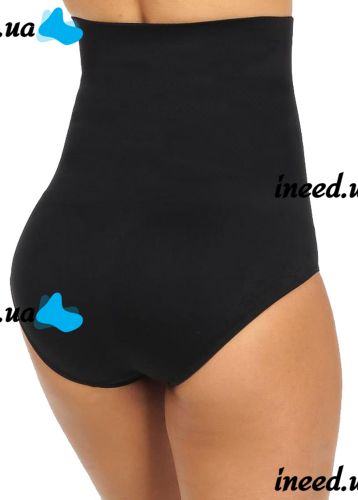 Женские корректирующие трусики Spanx Higher Power шорты с завышенной высокой талией, Утягивающие бесшовные трусы для бедер с высокой посадкой Черные