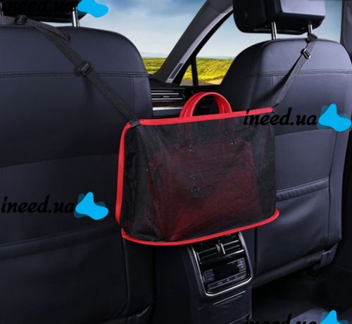 Многофункциональная сумка для авто Pocket Handbag Holder, Автомобильный органайзер в машину, Ограничитель для животных Сетка карман 40x26 см