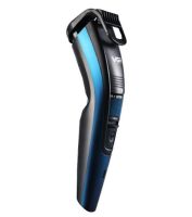 Беспроводная аккумуляторная машинка VGR V-052 Blue для стрижки волос и бороды с насадкой, Аккумуляторный триммер бритва для ухода за бородой 5W Синий