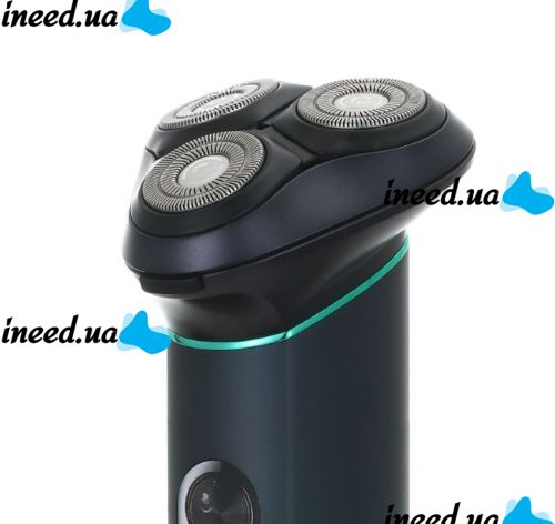 Мужская аккумуляторная электробритва VGR V-310 для влажного и сухого бритья, Беспроводная водонепроницаемая бритва с тремя плавающими головками IPX7