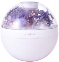 Аккумуляторный увлажнитель воздуха Poke Ball Flower Humidifier OFAN-505 с цветами и LED подсветкой, Настольный аромадиффузор ночник 220мл от USB