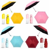 Компактный зонт-капсула Capsule Umbrella, Карманный зонт капсула в футляре, Капсульный складной мини зонтик