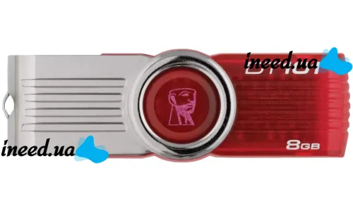 USB Flash 8GB флешка Kingston DataTraveler DT101 G2 флеш-накопитель, карта памяти, USB-накопитель для хранения документов, фото и видео 8Гб