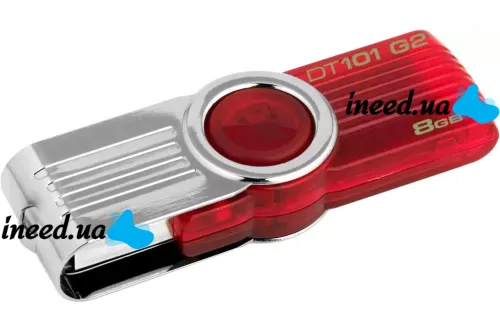 USB Flash 8GB флешка Kingston DataTraveler DT101 G2 флеш-накопитель, карта памяти, USB-накопитель для хранения документов, фото и видео 8Гб