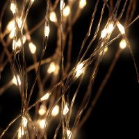 Indoor Waterfall Curtain Garland Warm White 3x2m Copper on Copper Wire Dew Drop 200 Diodes 7908 LED Xmas LED WW-9 3mx2m