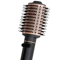 Фен щетка для сушки волос VGR V-494 2000W Black выпрямитель расческа браш с насадкой для укладки завивки и выпрямления электрическая фен-щетка Черная