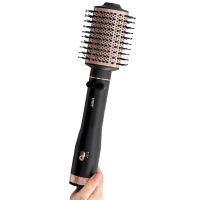 Фен щетка для сушки волос VGR V-494 2000W Black выпрямитель расческа браш с насадкой для укладки завивки и выпрямления электрическая фен-щетка Черная