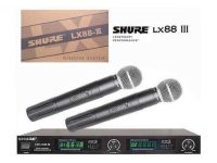 Радиосистема SHURE UHF LX 88 III, 2 беспроводных микрофона в кейсе