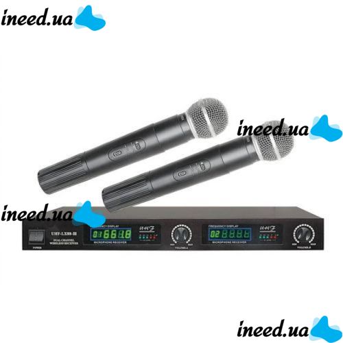 Радиосистема SHURE UHF LX 88 III, 2 беспроводных микрофона в кейсе