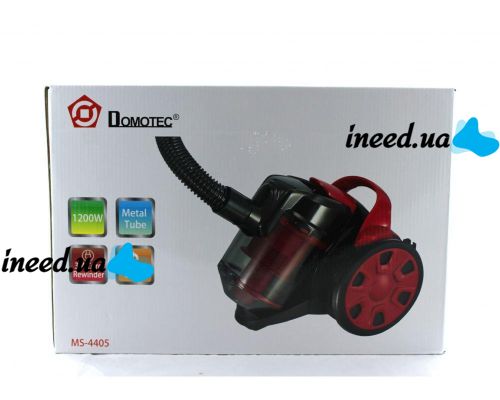 Компактный циклонный пылесос Domotec MS-4405 1200W cyclon безмешковый