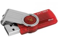 USB Flash 8GB флешка Kingston DataTraveler DT101 G2 флеш-накопитель, карта памяти, USB-накопитель для хранения документов, фото и видео 8Гб