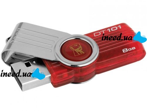 USB Flash 8GB флешка Kingston DataTraveler DT101 G2 флеш-накопитель, карта памяти, USB-накопитель для хранения документов, фото и видео 8Гб