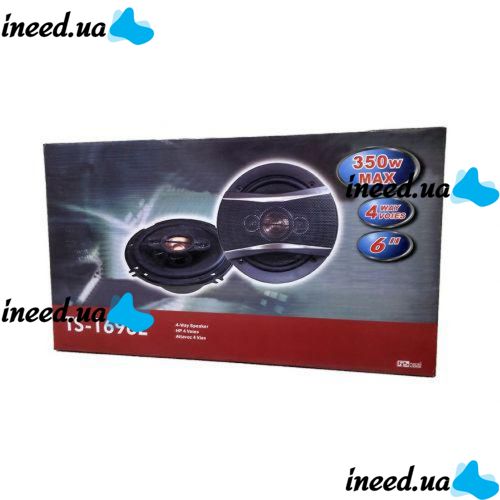 Автомобильная акустика Pioneer TS-1696E 350W автомобильные колонки 6", 16 см
