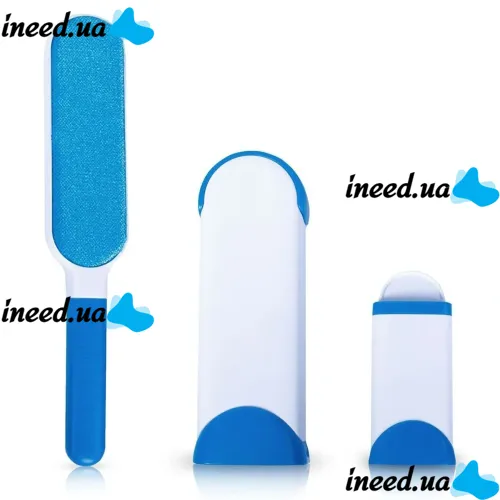 Щетка  для уборки и удаления шерсти животных кошек и собак Fur Wizard набор двусторонних самоочищающихся щеток для чистки поверхности с одежды и мебели