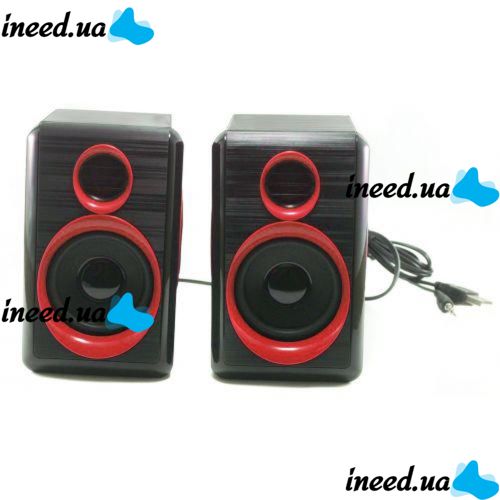 Колонки для ПК компьютера F&T FT-165 Black, Red