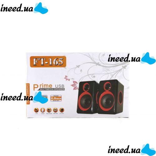 Колонки для ПК компьютера F&T FT-165 Black, Red