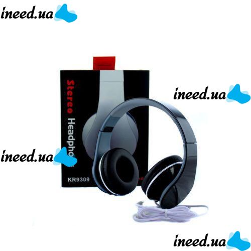 Накладные наушники гарнитура MS 32 KR9309 Black SH32