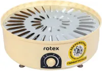Электрическая сушилка ROTEX RD660-Y на 5 отсеков для сушки овощей и фруктов с терморегулятором 520W, Электросушилка дегидратор 20л для продуктов
