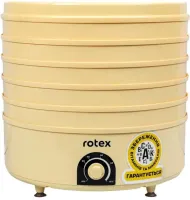 Электрическая сушилка ROTEX RD660-Y на 5 отсеков для сушки овощей и фруктов с терморегулятором 520W, Электросушилка дегидратор 20л для продуктов