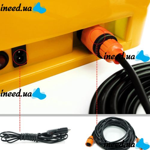 Портативная автомойка высокого давления High Pressure Portable Car Wash, Переносная автомобильная мойка от прикуривателя, Мойка для автомобиля