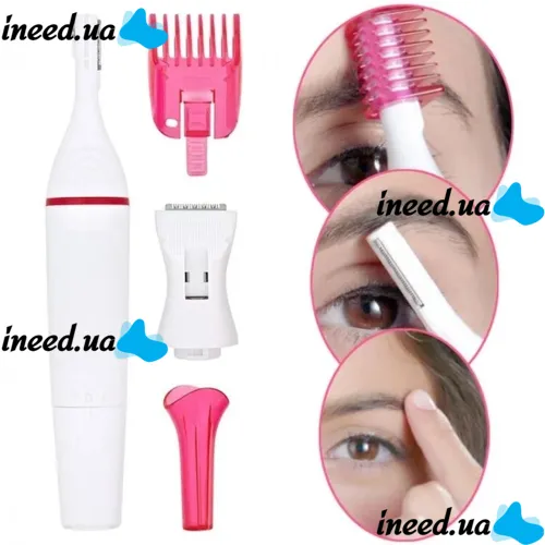 Жіночий Електричний тример Veet Sensitive Precision Expert епілятор для обличчя і тіла, електробритва зі змінними насадками Sweet Sensitive