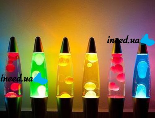 Светильник, ночник Лава лампа с парафином Magma Lamp высота 34см, Green, Yellow, Red, Blue