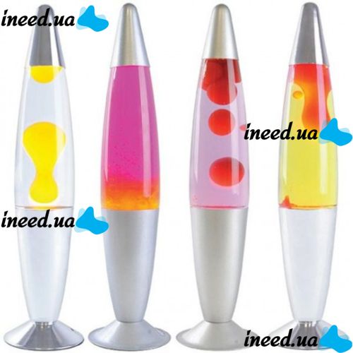 Светильник, ночник Лава лампа с парафином Magma Lamp высота 34см, Green, Yellow, Red, Blue