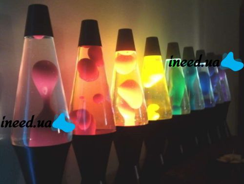 Светильник, ночник Лава лампа с парафином Magma Lamp высота 34см, Green, Yellow, Red, Blue