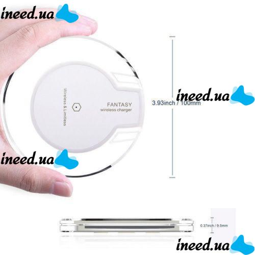Qi передатчик беспроводная зарядка для телефона Fantasy Wireless Charge K9 White