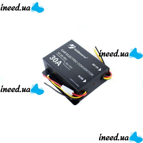 Преобразователь авто инвертор DC/DC 24v-12v 30A GS-D30A