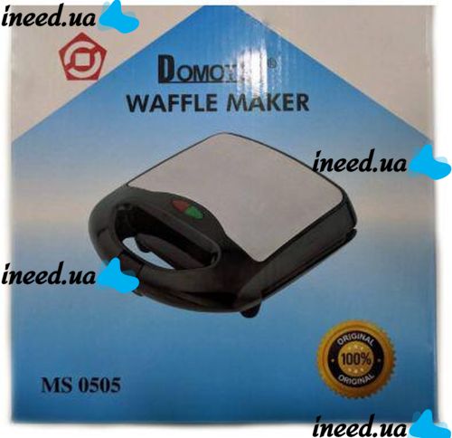 Вафельница для бельгийских вафель Domotec MS-0505