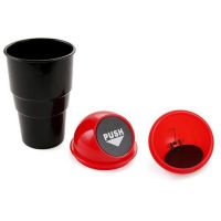 Мусорное ведро для автомобиля в подстаканник, автомобильное Car Trash Bin