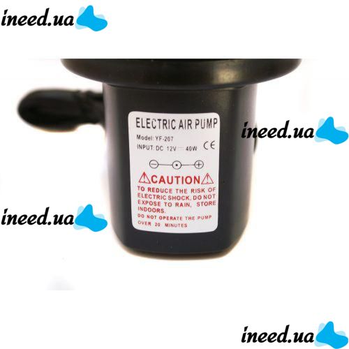 Насос автомобильный для матрасов 12v Air Pump YF-207 от прикуривателя CZ-198