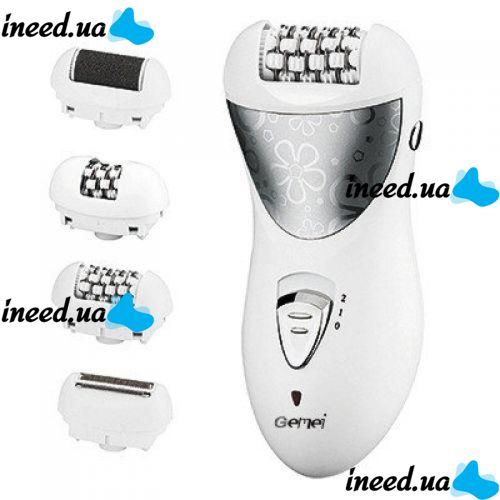 Эпилятор Gemei GM-3061 4 в 1 с бритвенной насадкой