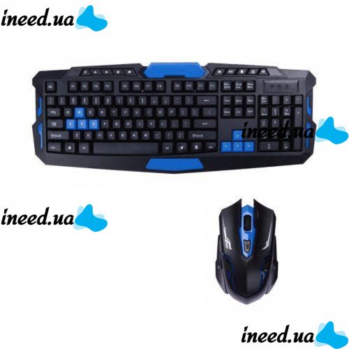 Беспроводная игровая клавиатура и мышь UKC HK-8100
