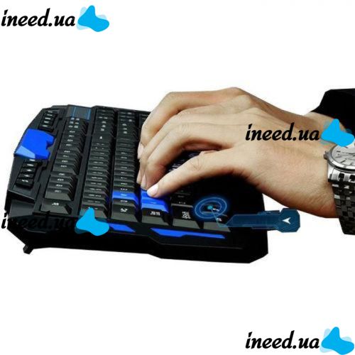 Беспроводная игровая клавиатура и мышь UKC HK-8100