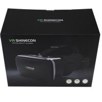 3D Очки виртуальной реальности с пультом ДУ VR Shinecon G04, 3Д Шлем виртуальной реальности для телефона, гарнитура для 4.7-6 дюймов, Черный