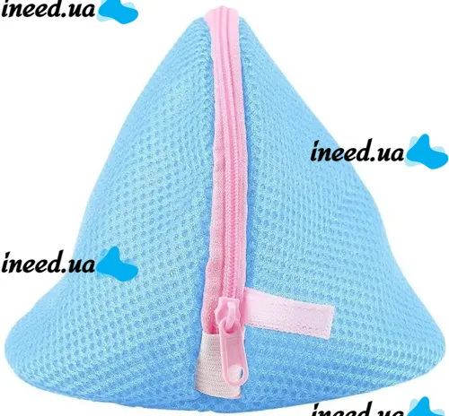 Универсальный сетчатый чехол контейнер Mesh Laundry Bag для стирки нижнего белья 13x16 см Органайзер мешок для стиральной машины защита от деформации