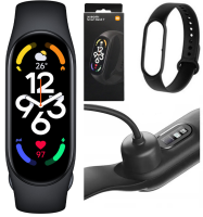 Фитнес браслет Smart Band M7 black Xiaomi Mi Band 7 FitPro цветной М7 шагомер, измерение давления и пульса черные, смарт часы, smart watch