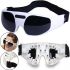 Magnetically Acupuncture Eye Massager Healthy Eyes Massager KL-218, Massage glasses for the eye area 22 massage fingers, battery Operated White