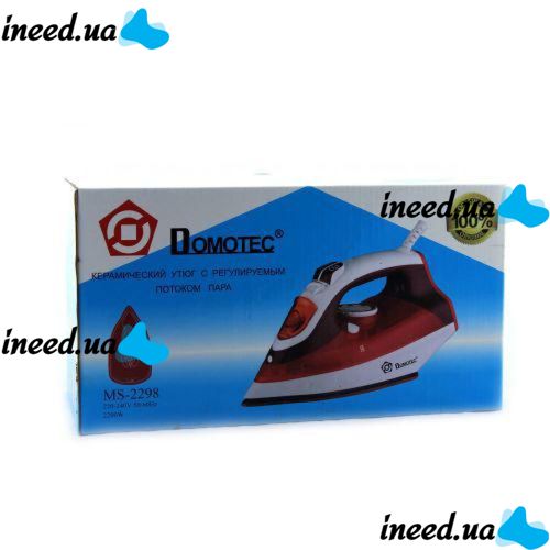 Утюг Domotec MS-2298 2200W керамическая подошва