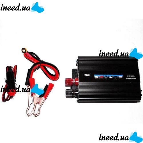 Преобразователь напряжения инвертор 12-220V UKC AC/DC 300W SSK инвертор в коробке