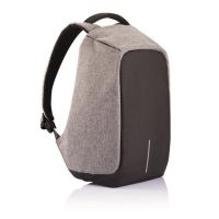 Anti-theft Backpack Bobby XD Design Grey USB with USB Charging Connector travel bag 9009