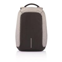 Anti-theft Backpack Bobby XD Design Grey USB with USB Charging Connector travel bag 9009