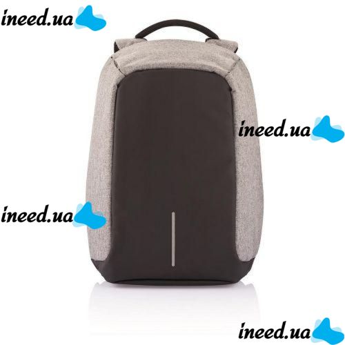 Anti-theft Backpack Bobby XD Design Grey USB with USB Charging Connector travel bag 9009