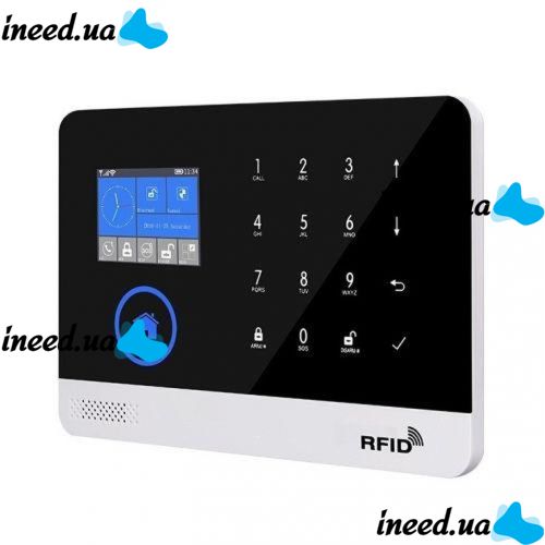 Сенсорная GSM сигнализация для дома с датчиком движения и WIFI Alarm JYX-W-G600
